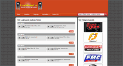 Desktop Screenshot of frenchradios.com